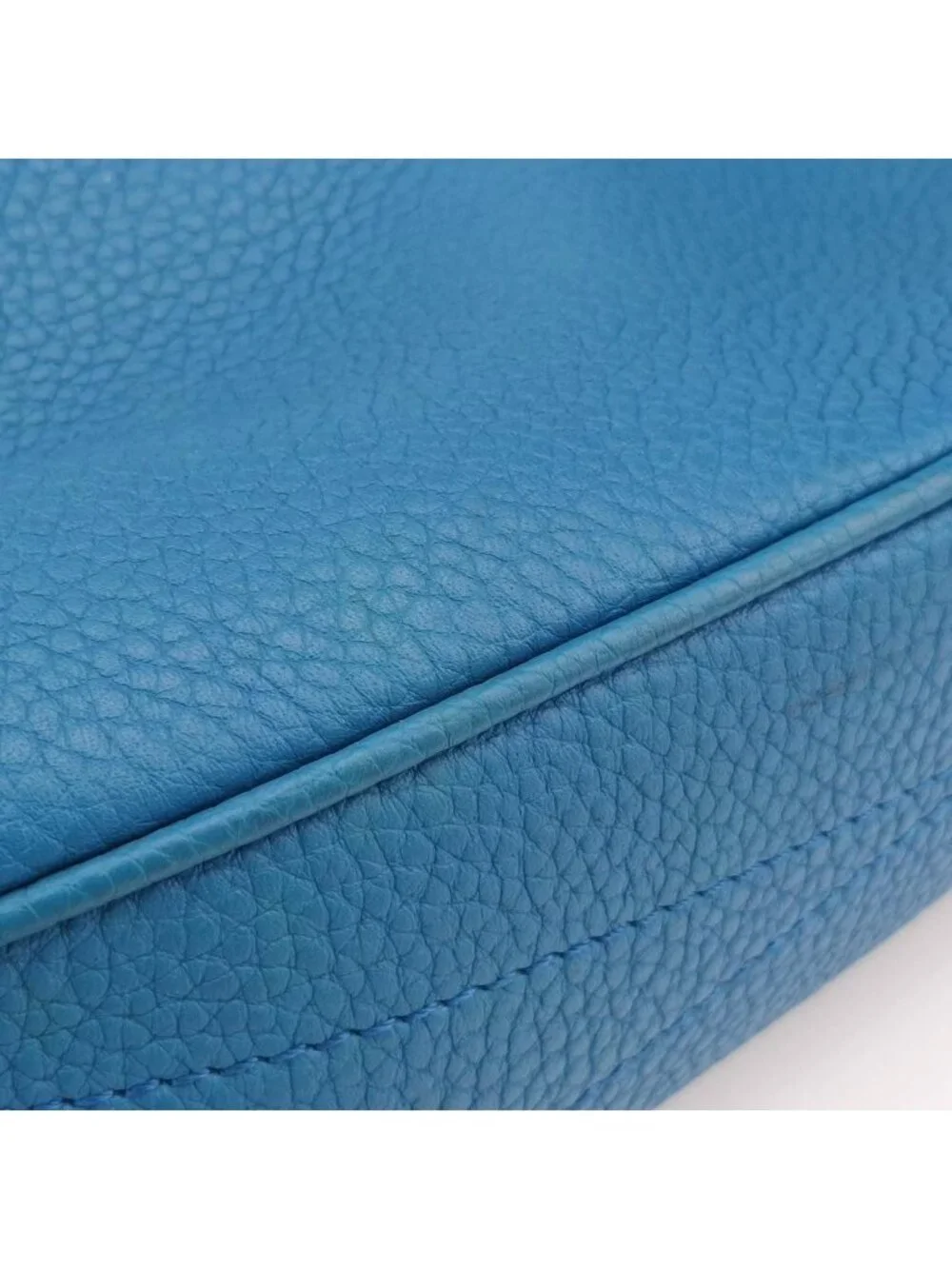 Louis Vuitton Alma Briefcase MM Blue Taurillon Leather
